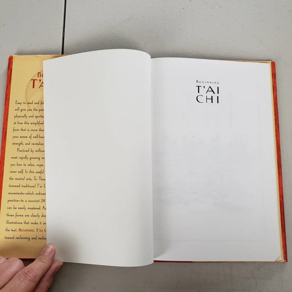 Beginning T'ai Chi Tri Thong Dang Hardcover 1999 Illustrated Tai Chi Guide